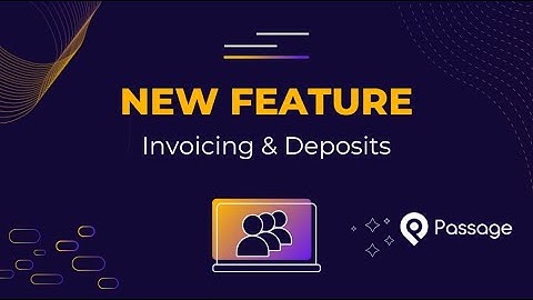 Invoicing is now available on Passage Ticketing!