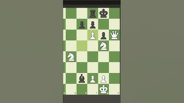 BEAUTIFUL Mating net with KNIGHT and QUEEN! #chess #mate #shorts