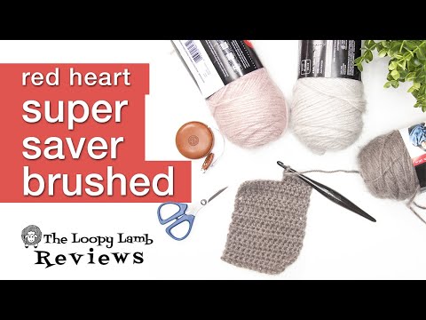 Walmart Brand Yarn VS Red Heart Super Saver - Review and