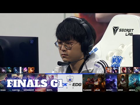 DK vs EDG - Game 1 | Grand Finals S11 LoL Worlds 2021 | DAMWON Kia vs Edward Gaming - G1 full game