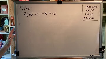 Solving Radical Equations (Part 2)