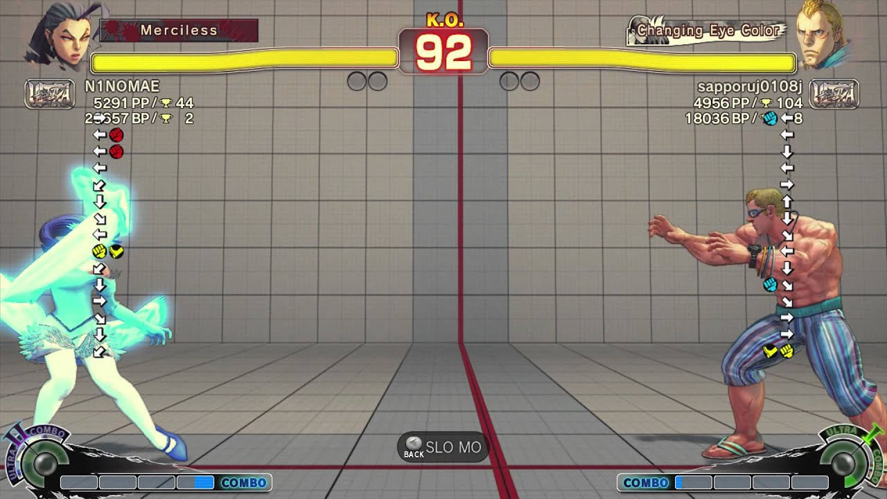 NINOMAE (Rose) vs J。(Abel) - USF4 *60fps/1080p*