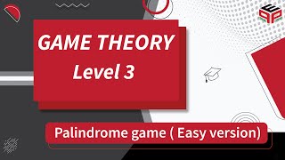 Palindrome game ( Easy version) || Codeforces screenshot 4