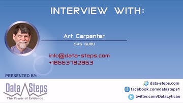 Art Carpenter, SAS Guru