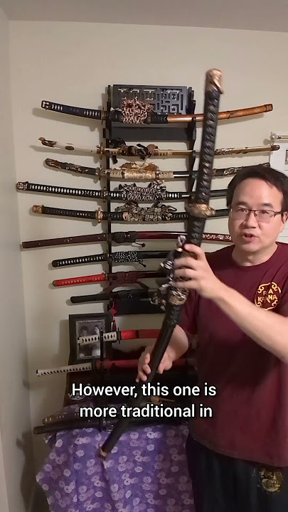 Cloudhammer sx105v tachi, longer and more curved than a katana