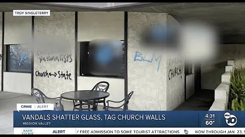 HATE CRIME: Antifa Vandalizes San Diego Church hosting Let Us Worship
