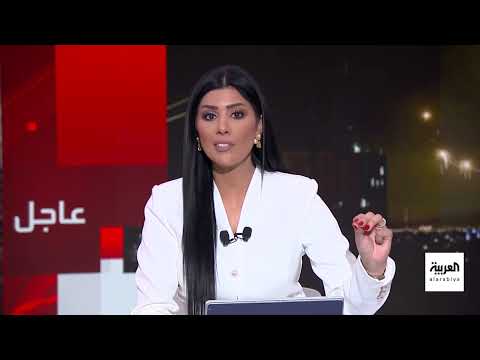قصف مبنى التلفزيون الإيراني وهروب مذيعة أثناء البث