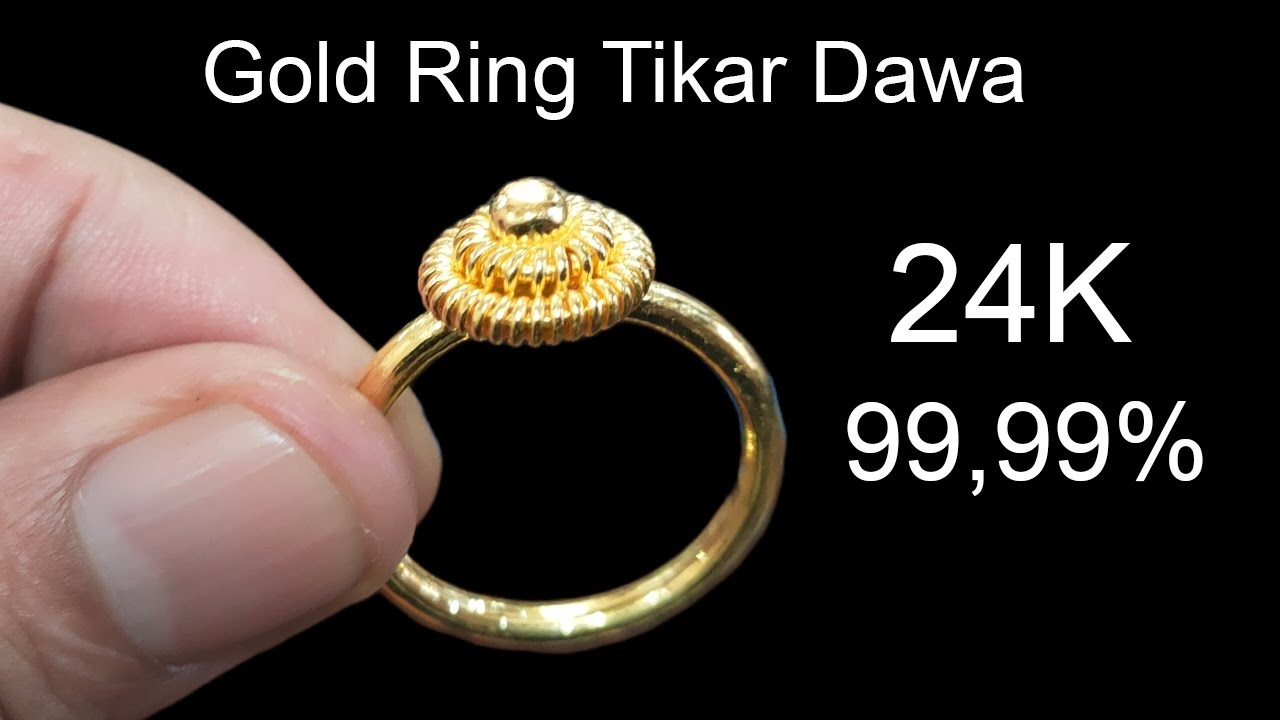 Изготовление золотого кольца 24К тикар дава | Украшения ручной работы