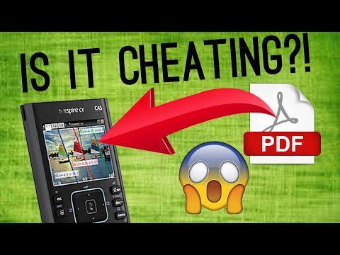 How to put PDFs in your Nspire CX/CAS