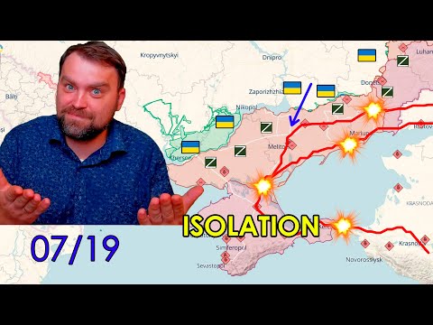 Update from Ukraine | Ruzzian Supply Madness after the Kerch Bridge Kaboom. Crimea Isolation ongoing