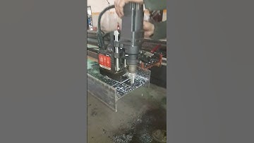 Magnetic drill doing slot hole #viral #trending #youtube #satisfying #video #shorts #ytshort #yt