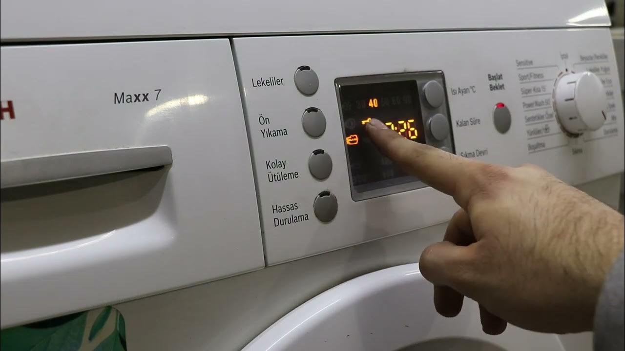 How to deactivate Bosch washingmachine child lock WAE series.7kg