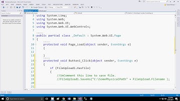 Asp Dot Net file upload example