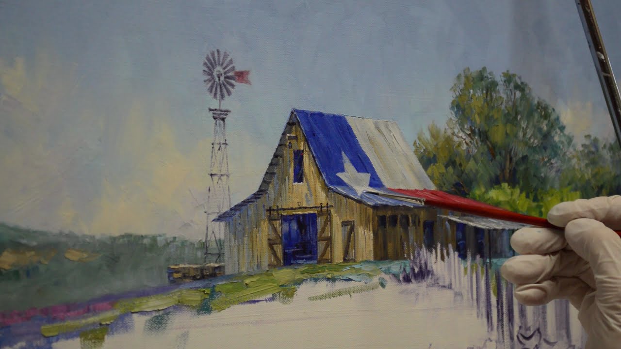 SENKARIK - TEXAS TAPESTRY: Part 4 - Painting the Texas Flag Roof
