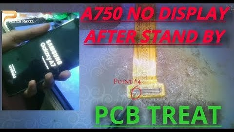 Samsung A750 No Display After Stand By /A750 N0 Light After sleeping Mood