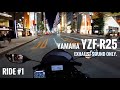 【YZF-R25】排気音にこだわる都心ライド･銀座ｰ日本橋ｰ秋葉原【4K】