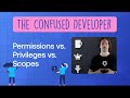 Permissions privileges and scopes  whats the difference