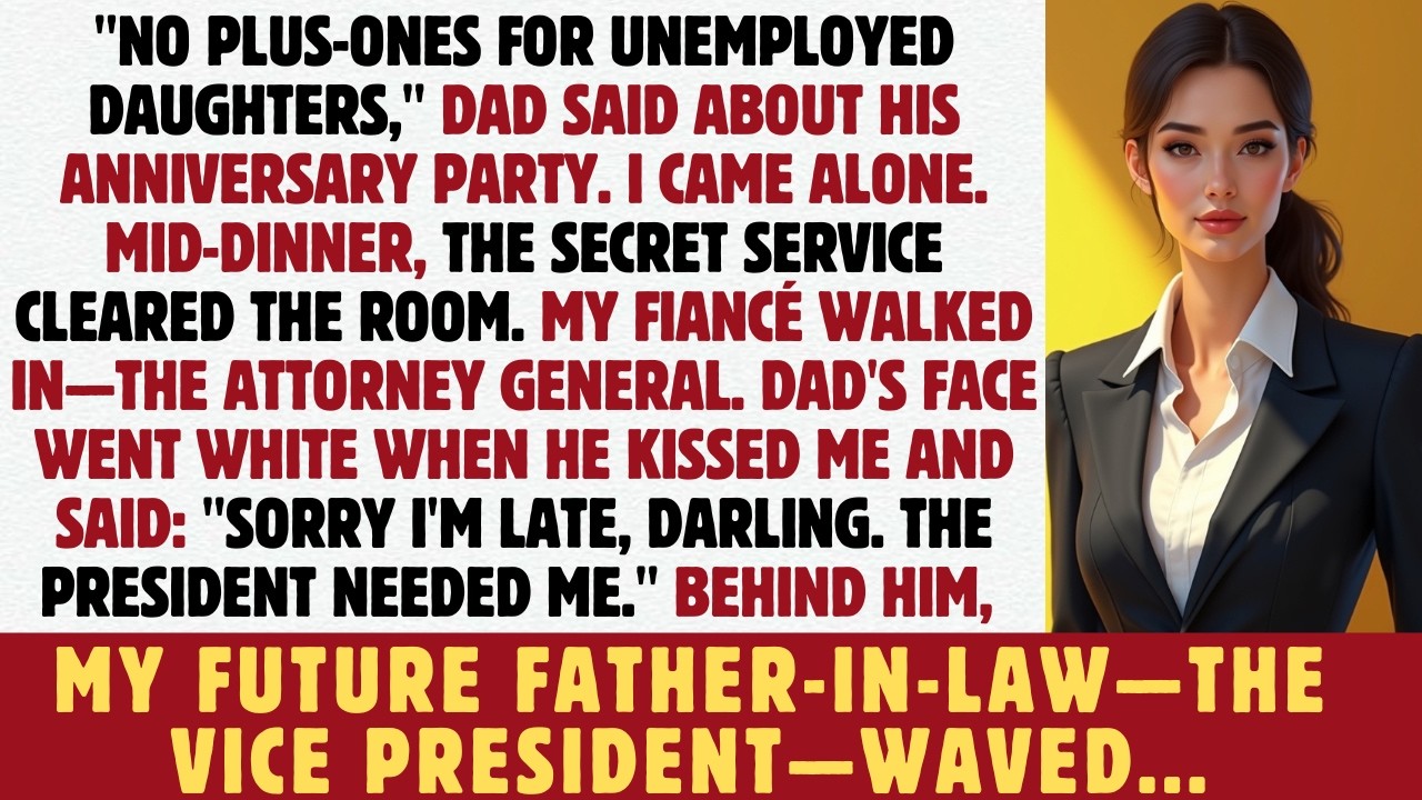 Dad's Anniversary Said "No Plus-One for Failures"—Then My Fiancé's Secret Service Detail Arrived
