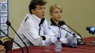 Rus Nats 2010 FD press conference 2 Bobrova-Soloviev.avi