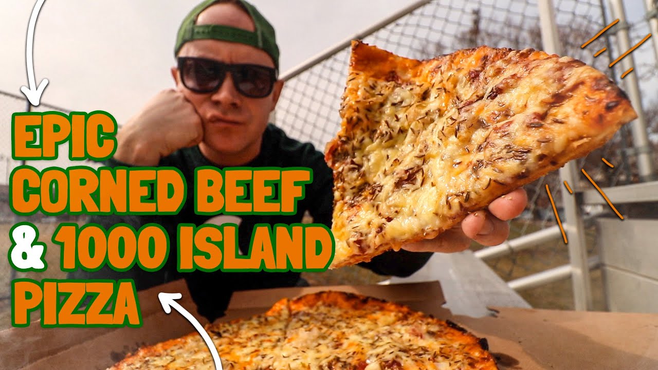 The reuben sandwich pizza. ☘️🧡🍕