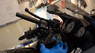 Kawasaki Ninja 250 RHS fork leg removal: Part 3