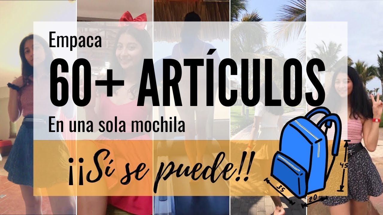Viaja en LATAM solo con ARTÍCULO PERSONAL o una Mochila ✈️🎒| se puede!! - YouTube
