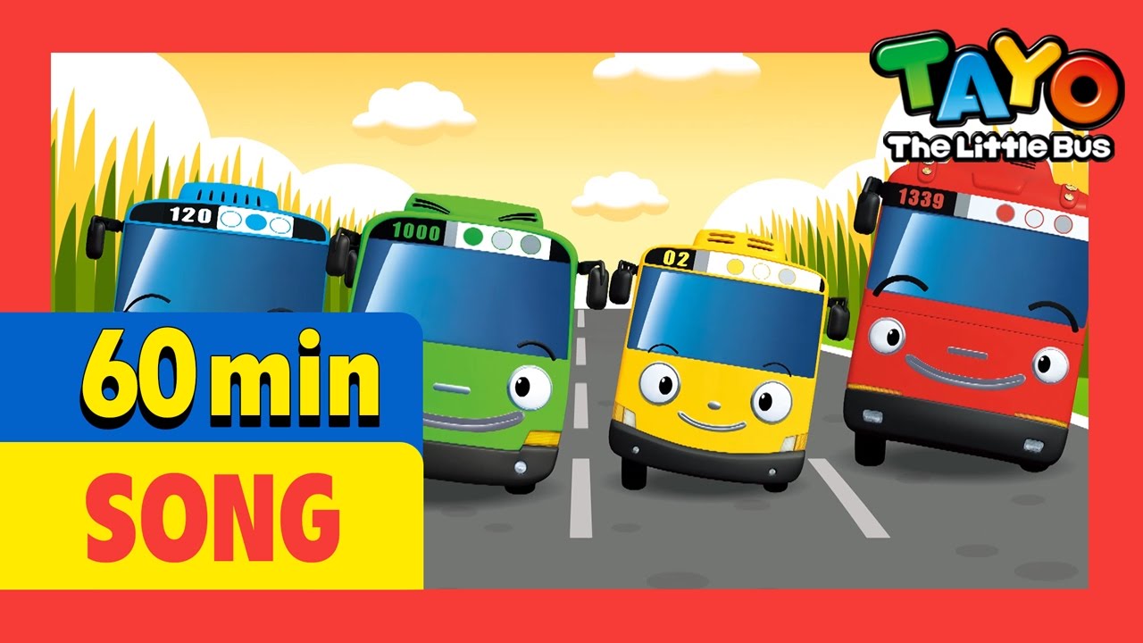 London Bridge is Falling Down and More (60mins) l Nursery Rhymes l Tayo the Little Bus
