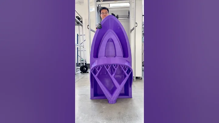 Use Dowell3d printer to print a 1.5m boat and mould it at once! #dowell3d #machine #3dprinting