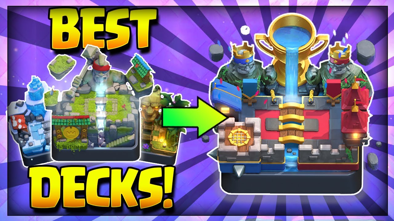 Best Decks For Fast Trophy Pushing - No Legendary Cards! Best Deck To Push  To Arena 11 Clash Royale - Youtube