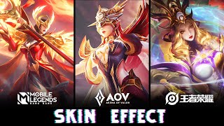 PHARSA vs ILLUMIA vs WU ZETIAN : Skins Effect | MLBB AOV KOG