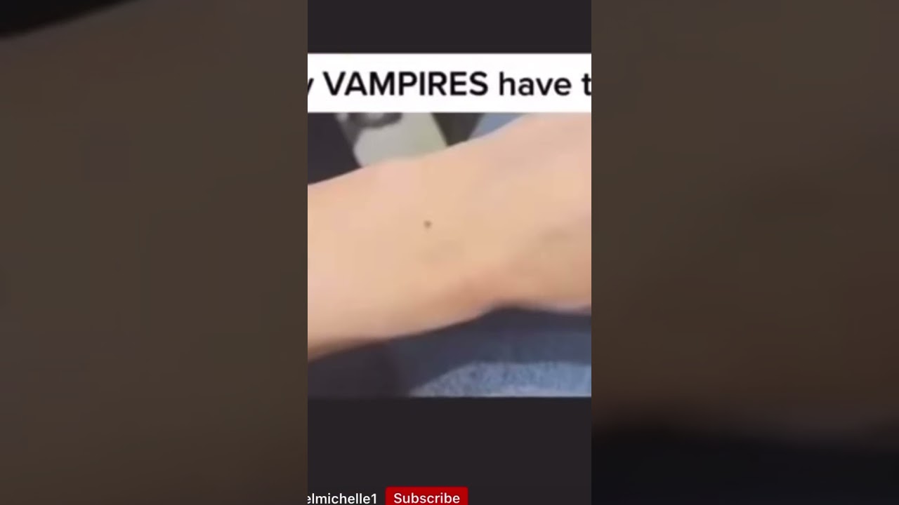 Only vampires have this mark
