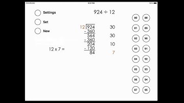 Partial quotients division with two digit divisor and three digit dividend