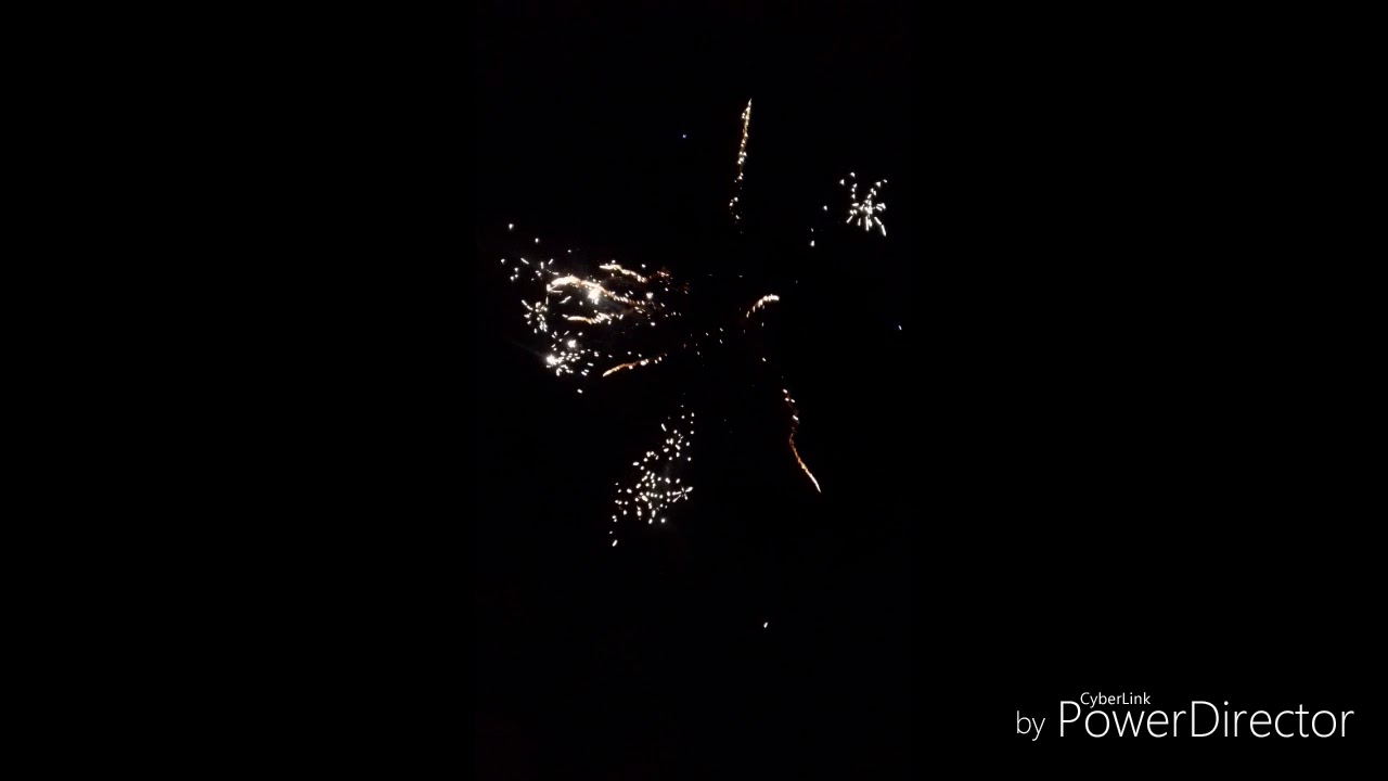 Halloween firework display