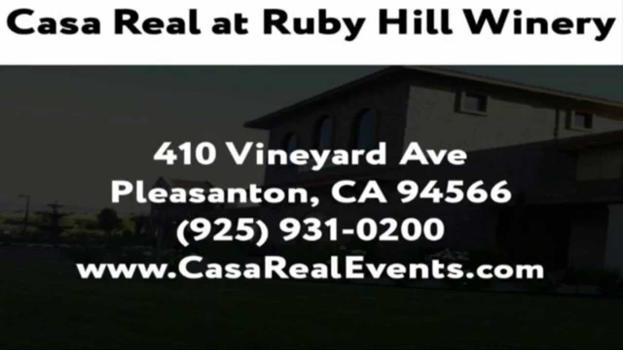 Casa Real at Ruby Hill Winery REVIEWS Livermore, CA Wedding Venues
