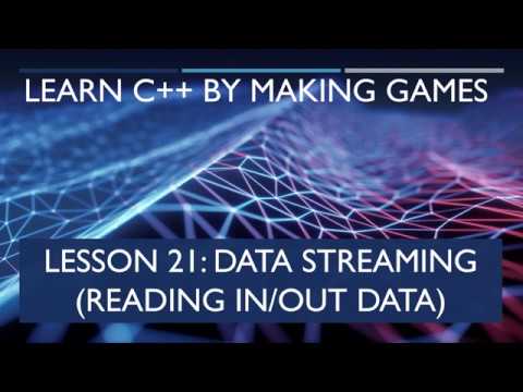 21 Reading In Data [Learn C++ by Making Games] - YouTube