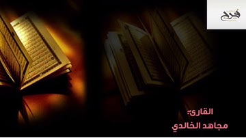 تلاوة هادئة إبداعية للقارئ:مجاهد الخالدي