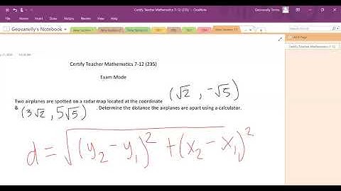 Certify Teacher Mathematics 7 12 Exam Mode Question 9