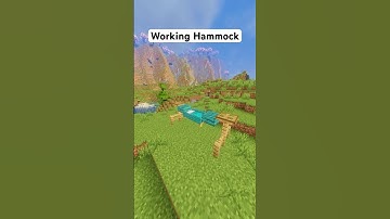 Working Hammock in Minecraft Tutorial