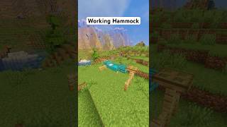 Working Hammock in Minecraft Tutorial