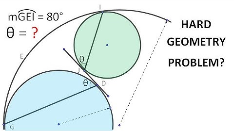 3 Circumferences and 2 Angles Problem. Hard geometry problem?