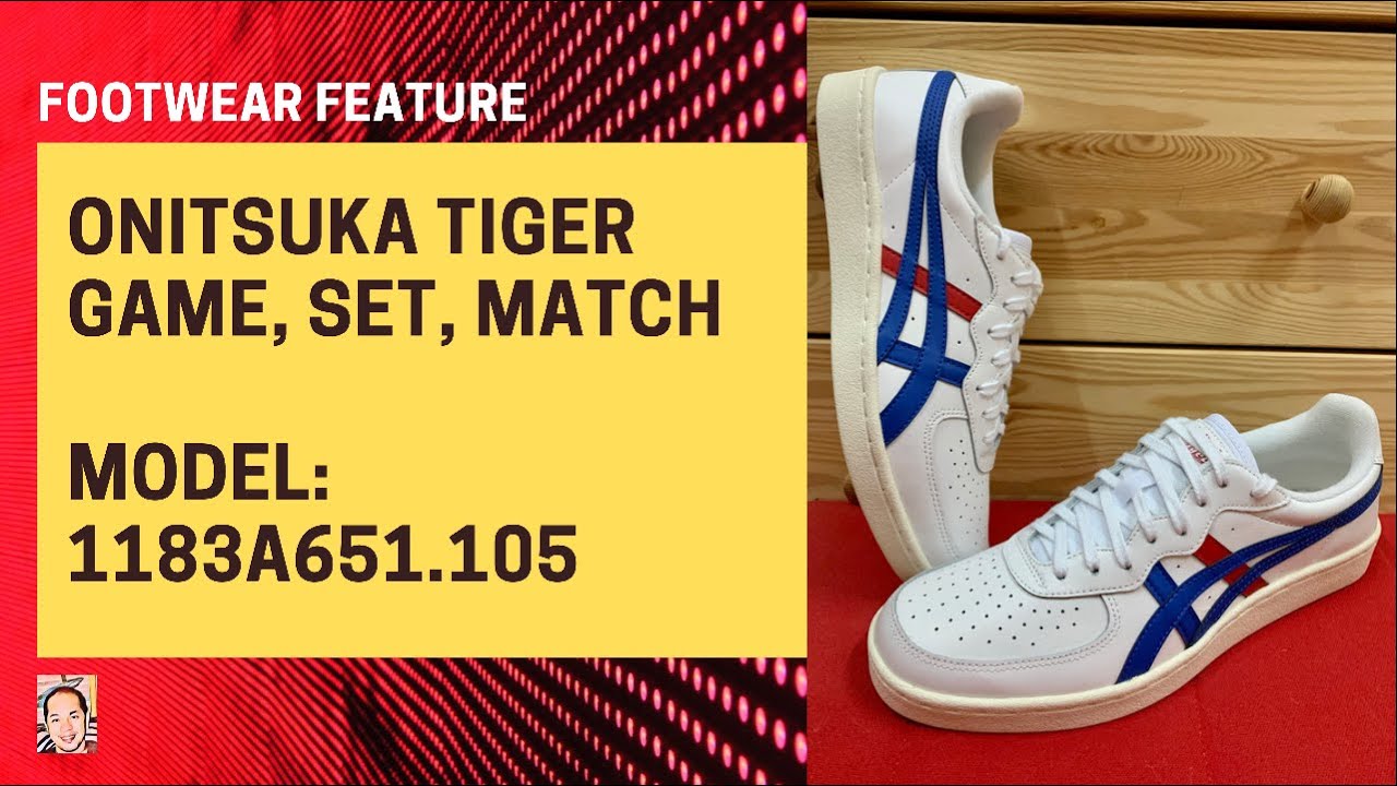 Onitsuka Tiger Game, Set, Match 1183A651.105 - YouTube