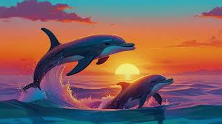 Lofi Dolphin with Sunset Music for Home Study Music for Your Study Time at Home TV screenshot 2