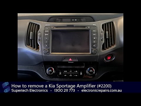 How to remove a Kia Sportage Amplifier (#2200)