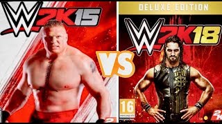Wwe 2K15 Finishers Vs Wwe 2K18 Finishers Same To Same Comparison Who Is The Best