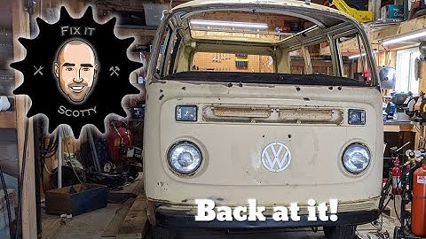 VW Bus Restoration Part 5: Metal patches, EV parts, upcoming work