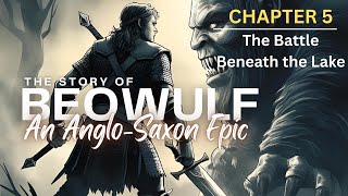 Beowulf Chapter 5: The Battle Beneath the Lake | Simplified Text Version for High School Students