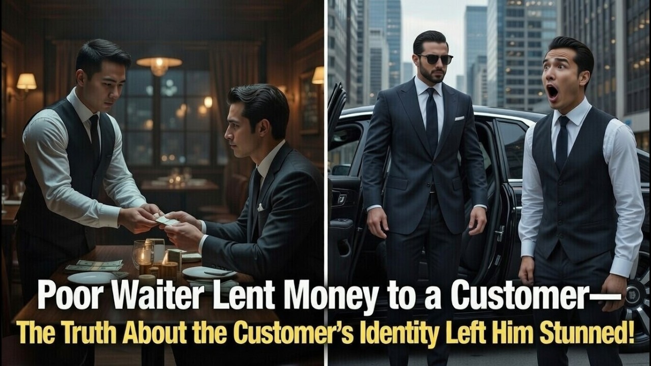 Poor Waiter Lent Money to Customer — The Truth About the Customer’s Identity Left Him Stunned