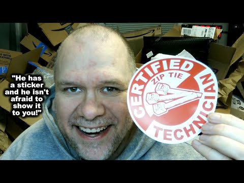 Zip Tie Certified Sticker