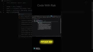 🎂 Build a Days Until Birthday Calculator in Python #shorts #correctcoding #python #programming