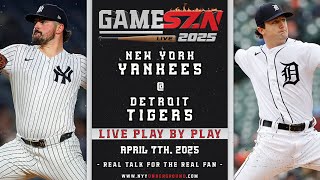 GameSZN Live: New York Yankees @ Detroit Tigers - Rodon vs Mize